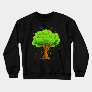 Tree Of Happiness Crewneck Sweatshirt